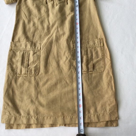 J. Crew Cargo Dress Lace Up V-Neck, Size 0 - Picture 11 of 16